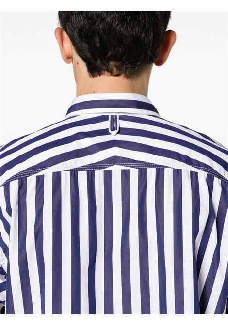 White and blue striped poplin shirt Junya Watanabe x Carhartt WIP - men JUNYA WATANABE | WMB0221